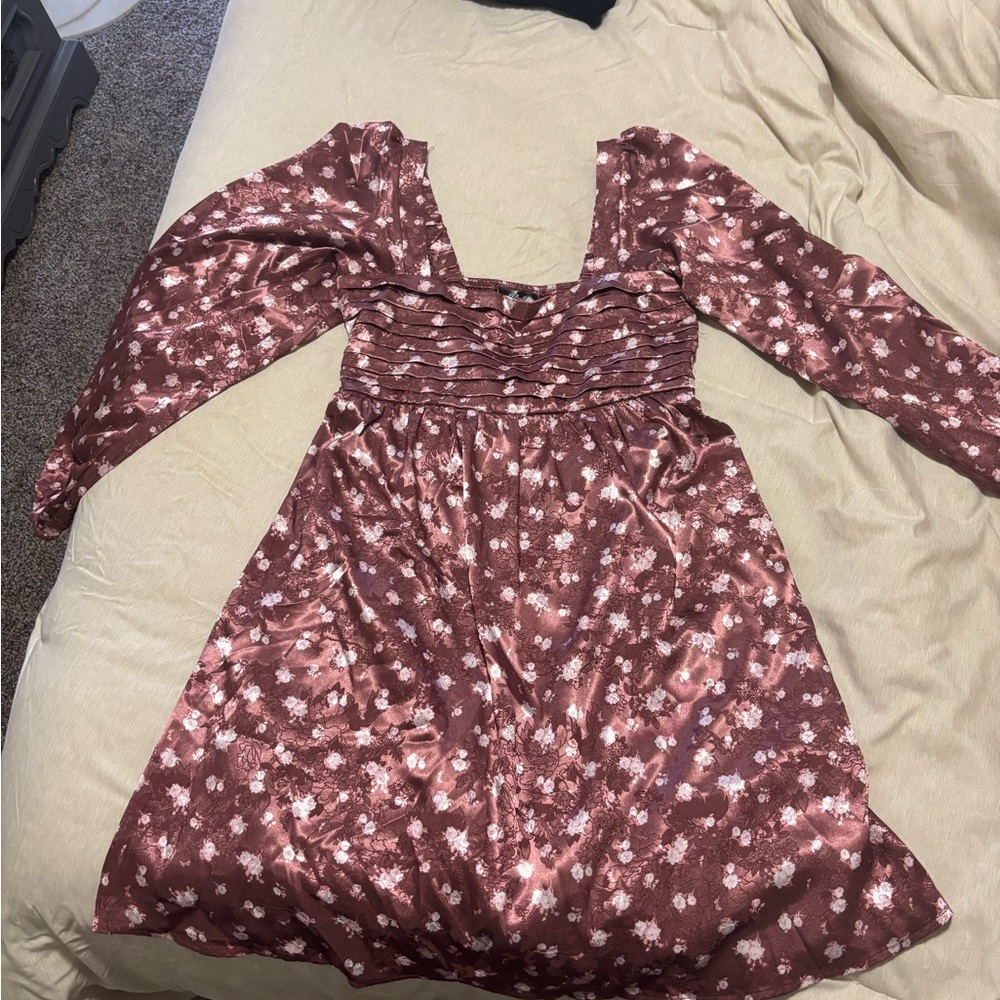 Crystal Doll Floral Dress, Dry goods dress!